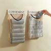 1Pc Hanging Storage Mesh Bags Kitchen Garbage Bag Storage Tools Wall-Mounted Large-Capacity Storage Bag Packaging Plastic Bag