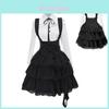 Klassisches Lolita-Kleid für Damen im Vintage-Stil mit knielanger Eleganz für Cosplay