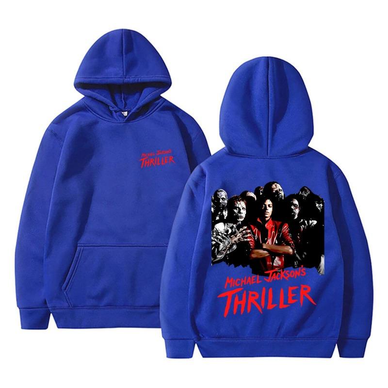 Klassischer Vintage Michael Jackson Thriller Hoodie Herren Damen Retro Gothic Rock Horror Sweatshirts Herren Punk