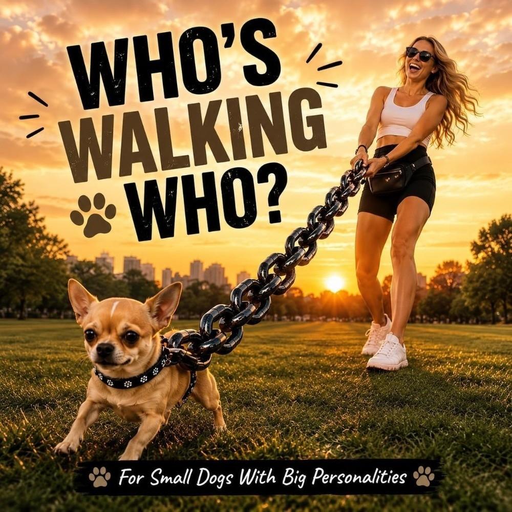 Plastic Simulated Giant Chain Pet Leash Creative Dog Traction Rope Halloween Props