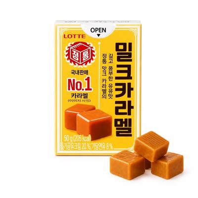Lotte Karamell Milch Hartbonbons 50g