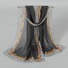 Spring and autumn new chiffon silk scarf, quality printing popular peacock silk scarf scarf source
