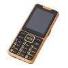 Handy mit großen Tasten Ultradünn 2,6 Zoll 2 Taschenlampen BT 0,3MP Kamera Sprachanruf Handy 2G Gold