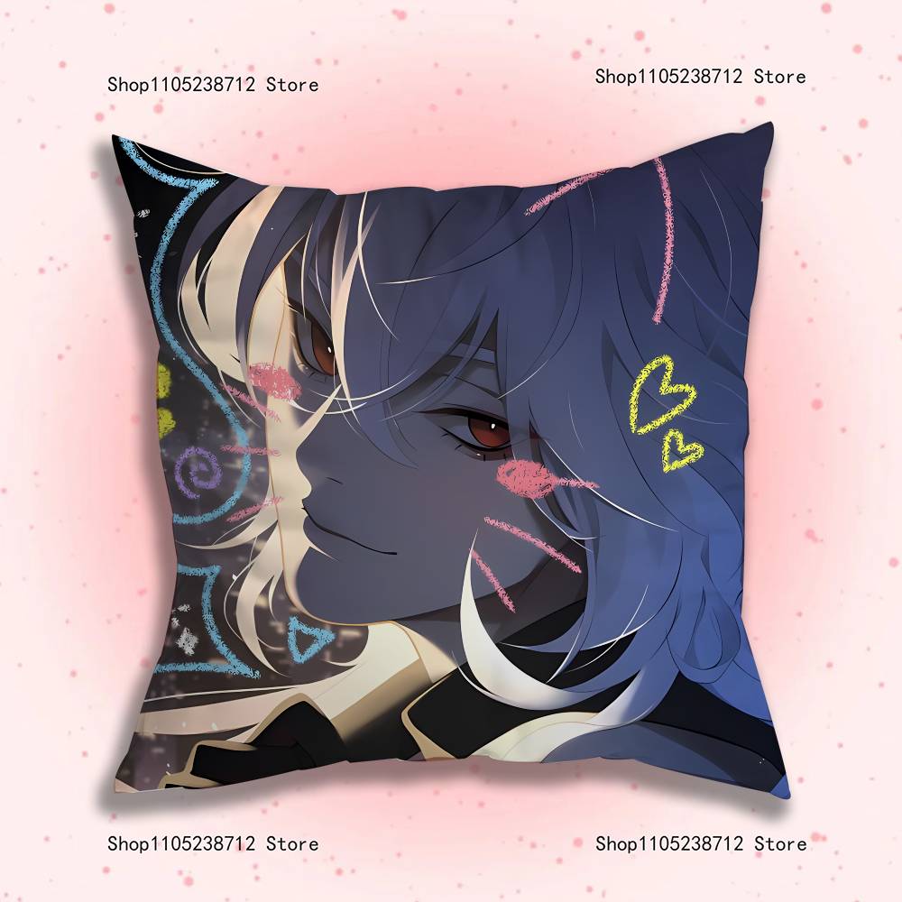Game D-Date With Death M-Mangas Pillowcase Cushion Plush Boys Girls Cartoon Anime Kawaii Decoration Kids Birthday Cute Gifts