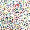 4mm 6mm 8mm 10mm Cream Series Round Acrylic Pearl Beads Loose Spacer Beads for Jewelry Making DIY Bracelet Necklace Earrings