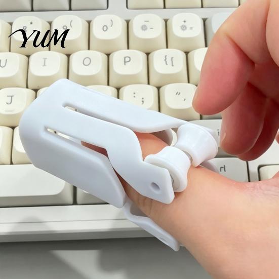 Finger Stiffness Relief Roller Mini Massager, Portable Plastic Massage Tool, Small Relaxer Fatigue Pain Rolling Hand Massager for Arthritis