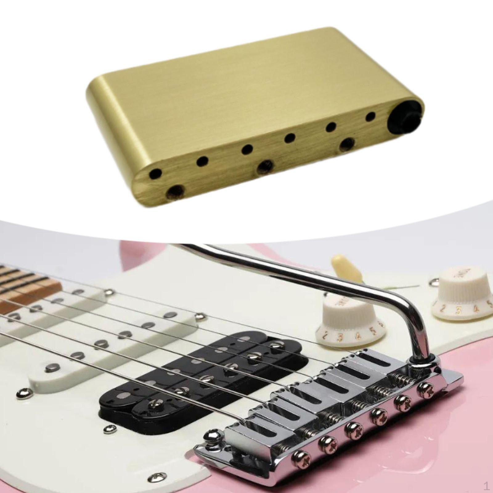 Tremolo Easy Installation Metal Heavy Duty Spare Parts Practical Replace for Electric Guitars brass