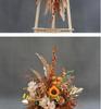 Autumn Floral Background Set: Caramel Silk Flowers for Wedding & Ceiling Decorations