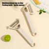 huaqianguhh 3-in-1 Vegetable Peeler, Stainless Steel Ergonomic Peeler for Elderly, Manual Bottle Opener Sharp Blade
