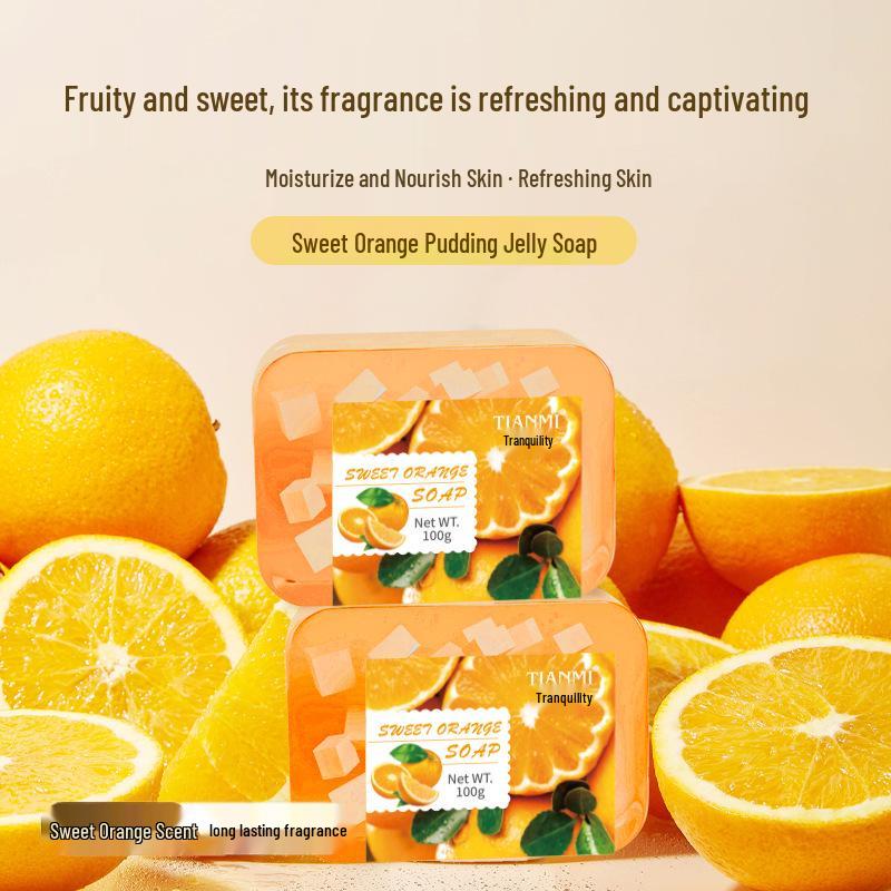 Kiwi Grape Sweet Orange Peach Blueberry Scented Hand & Face Wash Soap