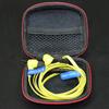 Borsa Porta Auricolari KZ Scatola Quadrata/Ovale per Cuffie Custodia per Auricolari da Viaggio Interno Esterno Accessori Con Cerniera