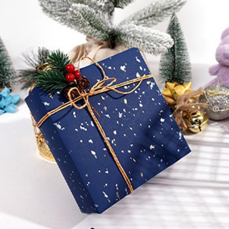 Navy Blue Gift Wrapping Paper Roll Large Rolls 43cm X 3m Gold/Silver Sparkles Craft Packaging Christmas Party Gift Box Paper