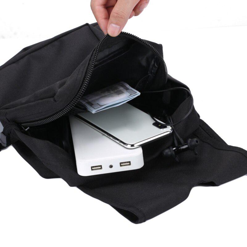 Snowmobile ATV Tank Saddlebags Durable Universal Motorcycles Oil Tank Bag Waterproof Front Accessories Storage Pack Luggage With Water/Drink Pocket