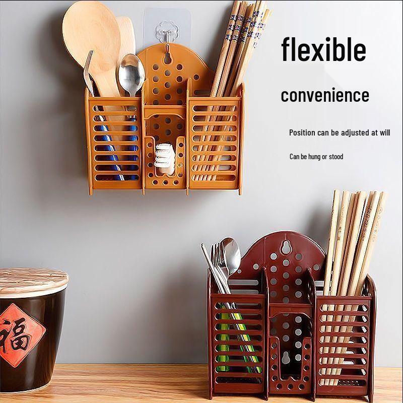 

Zhaoran 3-Piece Cream Style Iron Countertop Chopstick Holder Set