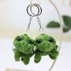 Cute Cartoon Mini Turtle Doll Keychain Pendant Girl Woman Bag Doll Plush Toy Key Ring Jewelry Small Gift Sea Animal Charm