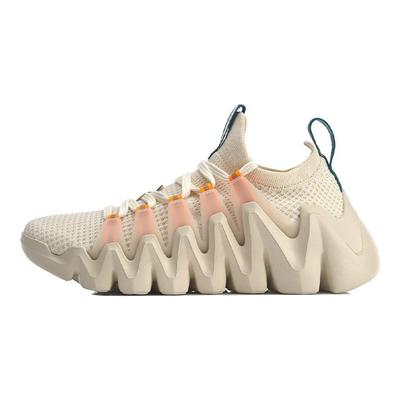 Li Ning Crazy Run Fle Cushioning Slip Resistant Abrasion Resistant Coverage Support Low Top Running Shoes Men's ARKQ005-3