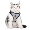 Breathable Reflective Pet Leash Vest Chest Strap Escape-Proof Pet Harness for Dogs & Cats - Full Mesh Breathable Adjustable Vest (4 Colors)