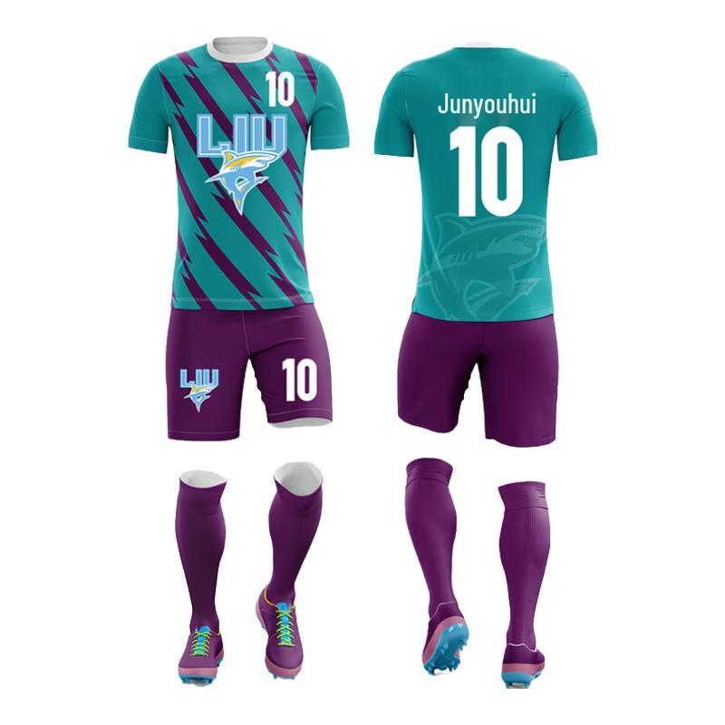 Unisex Digital Print Quick-Dry Football Jersey Set