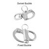 Stainless Steel EDC Carabiner Quick Release Clip Outdoor Keychain Portable Tool Belt Buckle Hanging Equipment