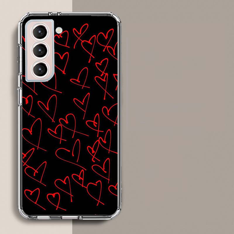 Love Your Heart Shape With Love Phone Case For Galaxy A14 A24 A34 A54 Samsung A02S A12 A22 A32 A42 A52 A72 A13 A33 A53 5G A03 A0