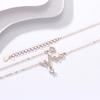 Ecg Necklace Female Creative Personality Full Diamond Pendant Niche Design Sense Fashion Versatile Collarbone Chain Quality