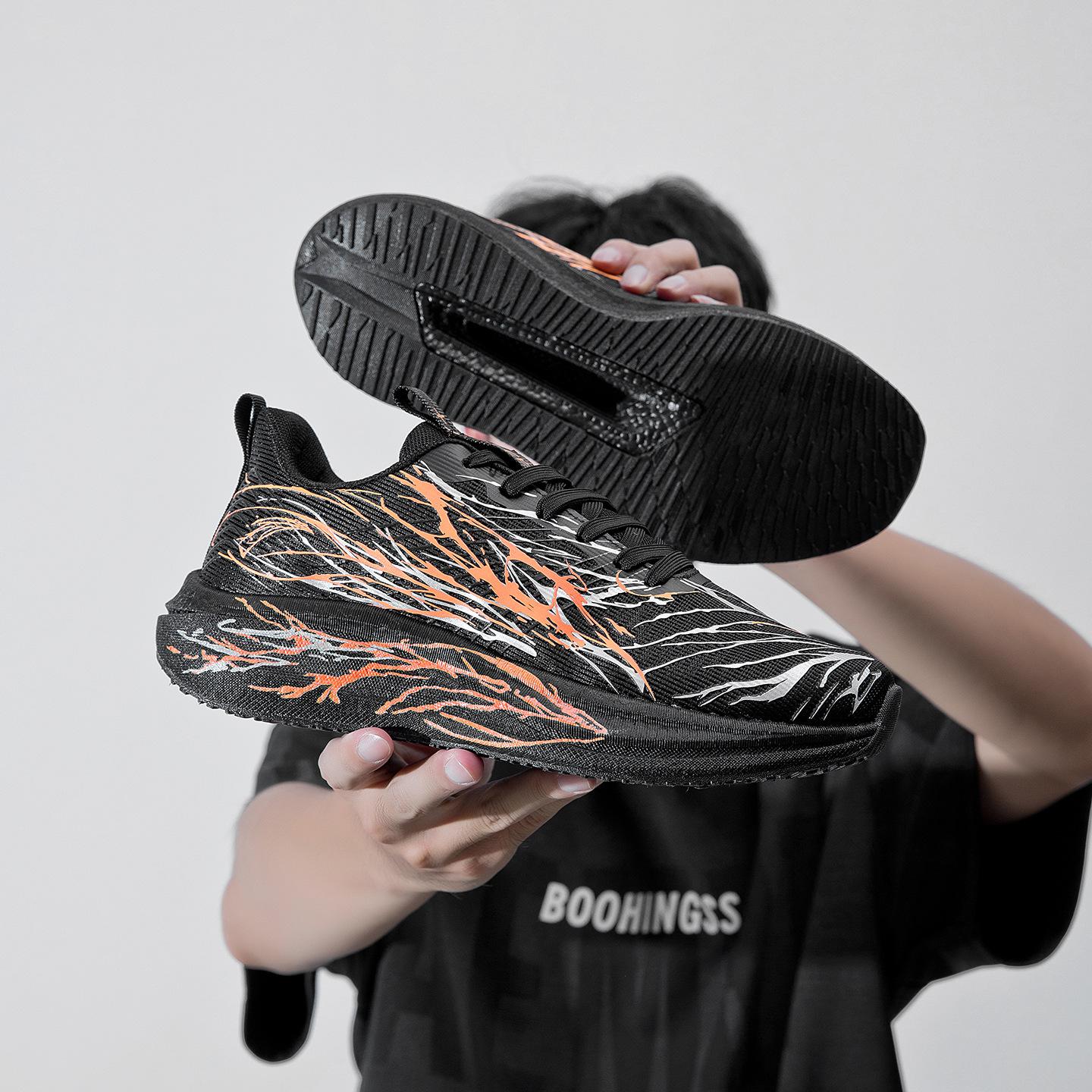 

Color couple running shoes new carbon plate shock absorption ultra-light men s and women s same sports shoes student military training breathable s 36