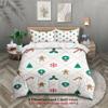 Christmas Bedding Set Soft Polyester Duvet Cover Set Quilt Cover With Pillowcase For Bedroom Decor Christmas Gift For Girls