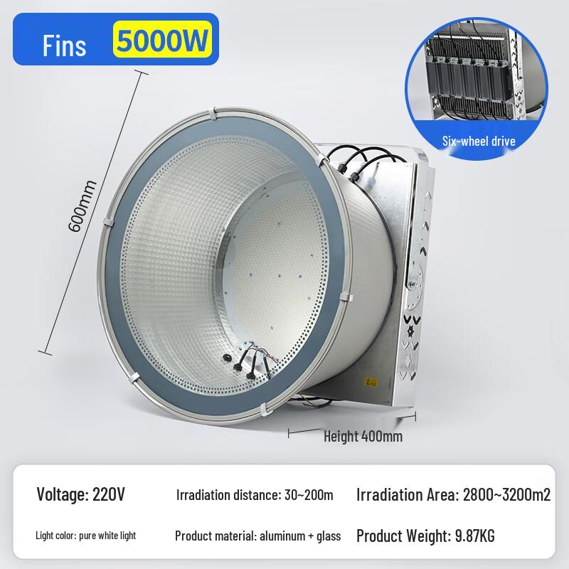 UOSU 2000W LED Construction Floodlight