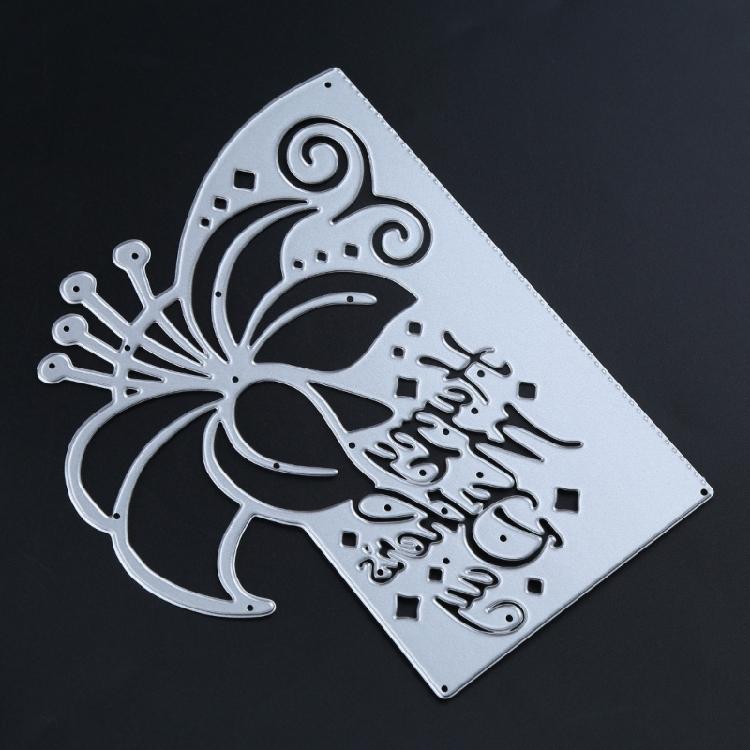 Muttertag Metall-Stanzformen Präge-Schablone Schablone Scrapbooking für Karte