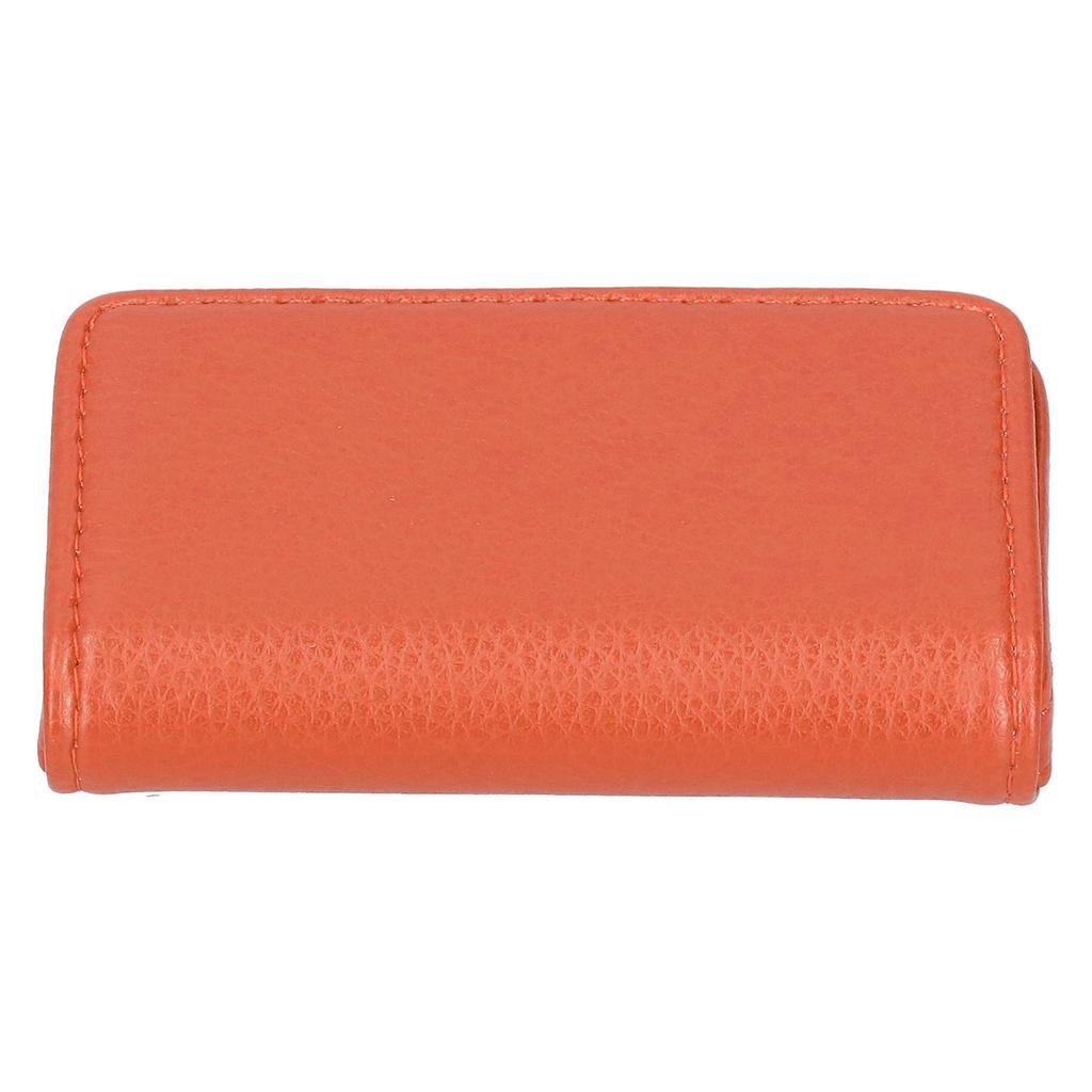 Vis visitkortsetui med magnetlås Bärbar namnkortshållare Gåva för män kvinnor Orange 001#