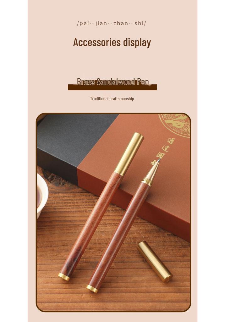 Luxury Mid-Autumn Festival Gift Set with Built-in Pen Holder