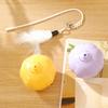 Cat Bouncy Ball Toy Basketball Football Baseball Cat Pounce Toy Rubber Ball Chew Toy with Feathers for Interactive Play Self-Entertainment