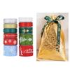 Pack of 11Polyester Ribbons for Christmas Present and Wedding Decorations Stylish Flower Bouquet Wrapping Silk Ribbons