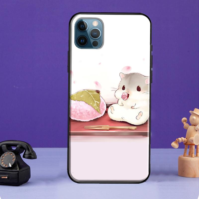 

Силиконовый чехол с изображением хомяков для iPhone 13 Mini 11 14 12 Pro Max 7 8 Plus X XR XS Max SE 2020, чехол для телефона iPhone 14Pro MAX