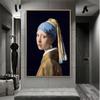 The Girl With A Pearl Earring By Jan Famous Art Canvas Paintings Wall Art Posters And Prints Classical Famous Art Picture Cuadro