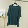 Spring/Summer Modal V-Neck Loose Casual Plus Size Pajama Set