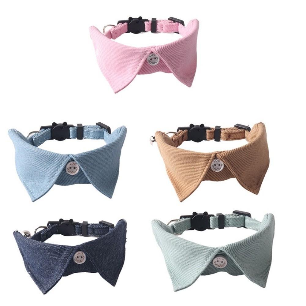 Adjustable Cat Dress Collar Breathable Pet Tie Pet Tuxedo Ties Collar  Formal Occasions