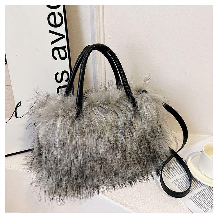 Trendy Plush Handbag - New Autumn/winter Collection - Shoulder Bag/crossbody Bag