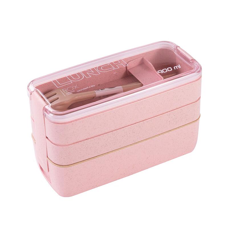 HA Japanese Style Microwaveable 3-Layer Bento Box 900ml