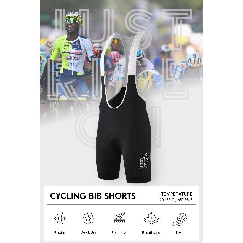 RION Men Women MTB Road Bike Cycling Bib Shorts Padded Breathable Long Distance Comfort Dolomiti 8H Outdoor Bicycle Clothing