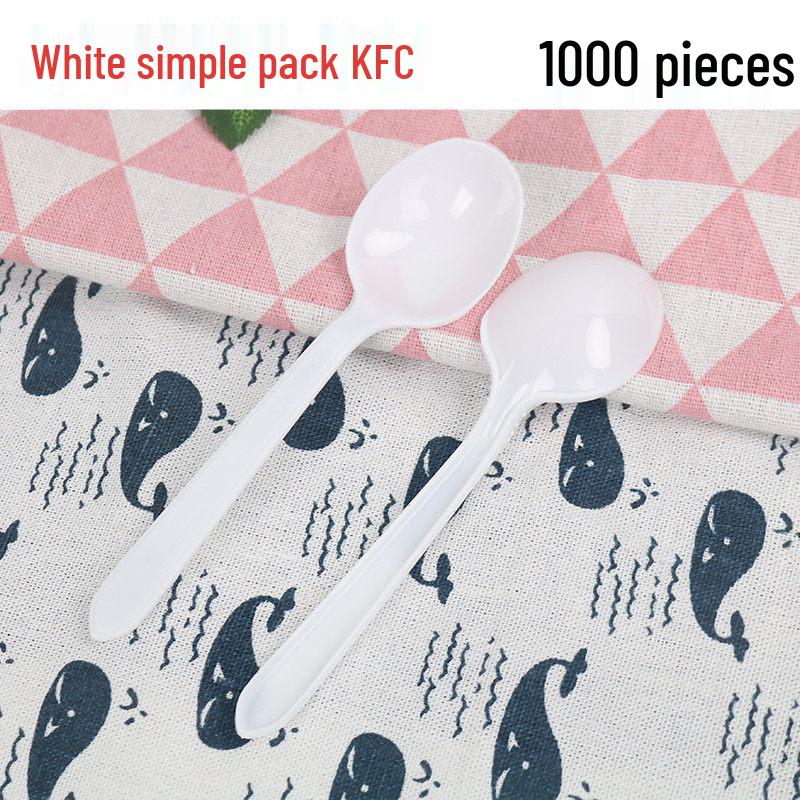 ZISIZ Disposable Plastic Spoon