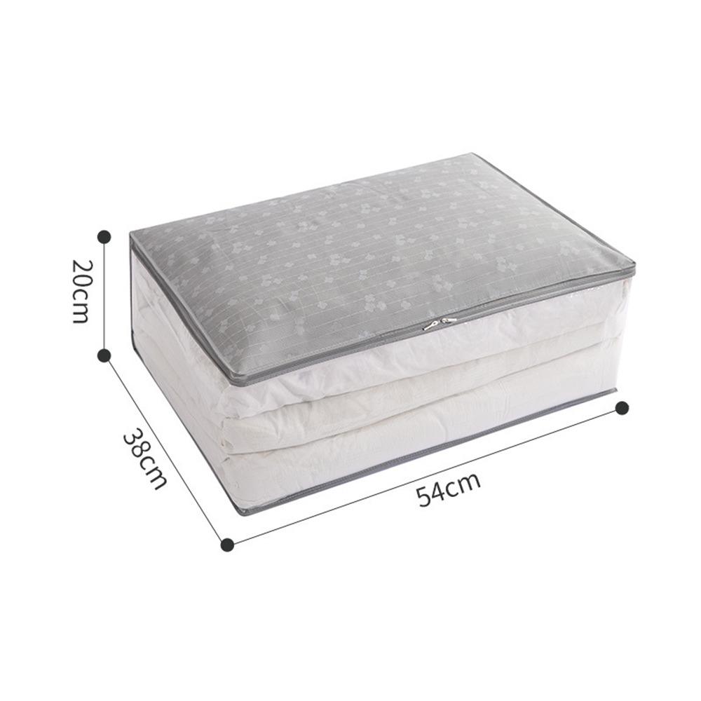 

Dustproof Clothes Organizer Large Capacity Quilt Bag Durable Storage Bag Household Grey-S