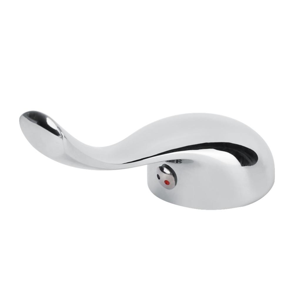 Electroplating Finish Faucet Handle Hot Cold Water Water Tap Handle Durable Shower Handle Kitchen