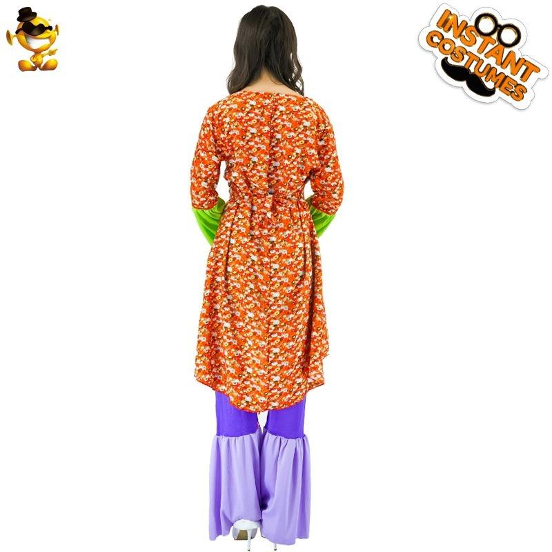 Big Girl Hippie Costume Hippie Stage Show Party Cosplay Costume Distribution