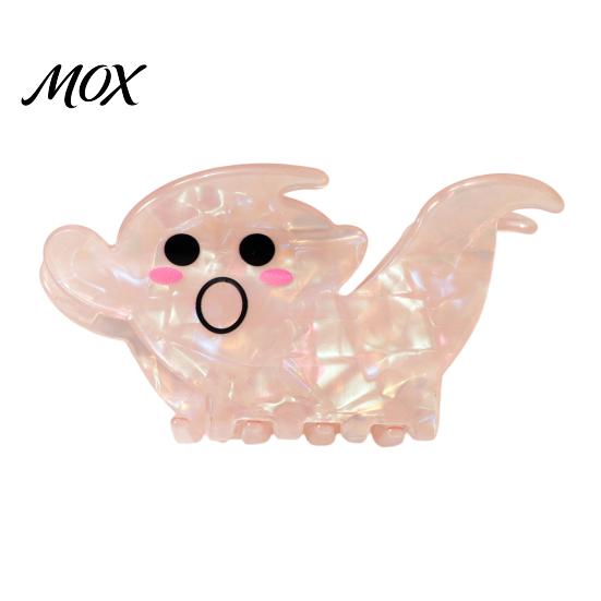 Medium Length Hair Clip Halloween Claw, Cute Ghost Gripper, Firm Grip with Shimmer for Long Hair, Comfortable Stylish Accessories Women Girls Gripper
