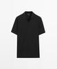 Masimodutti 100% Cotton Short Sleeve Polo Shirt