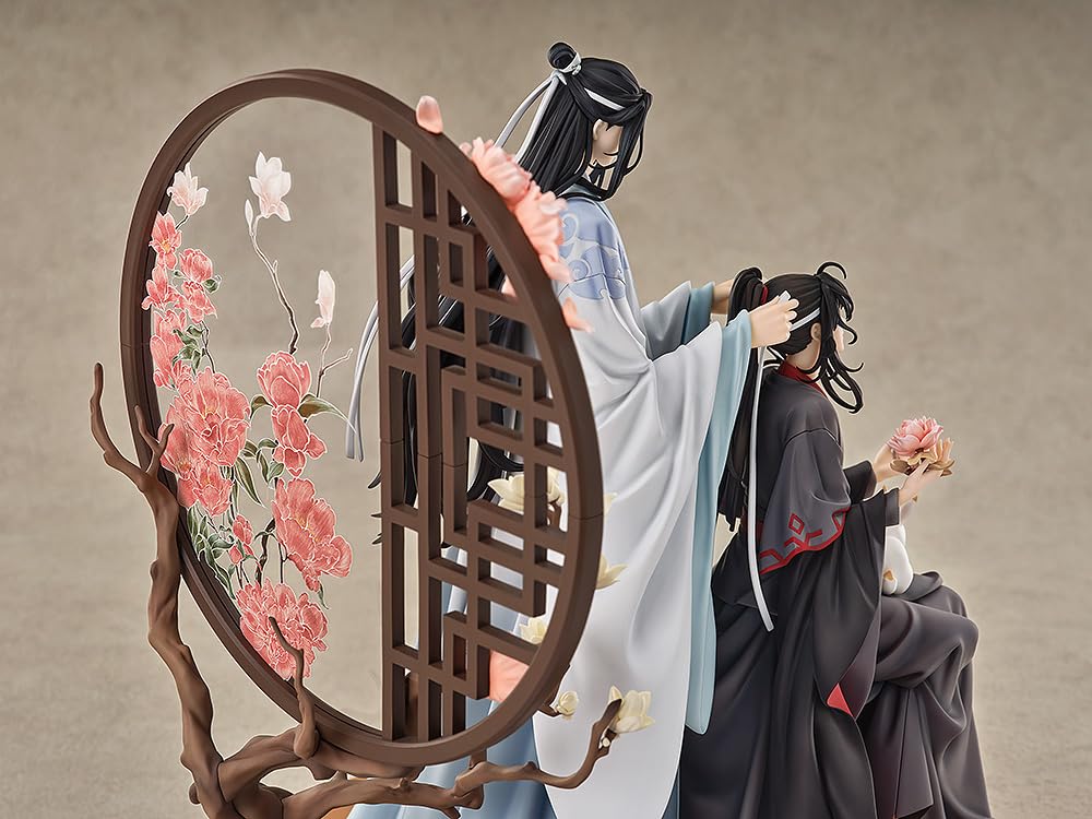 Wei Wuxian Lan Wangji z anime Zakladatel pivoňkové přísahy měřítková plastová figurka & Verze "The Diabolism". 1/7 předbarvený