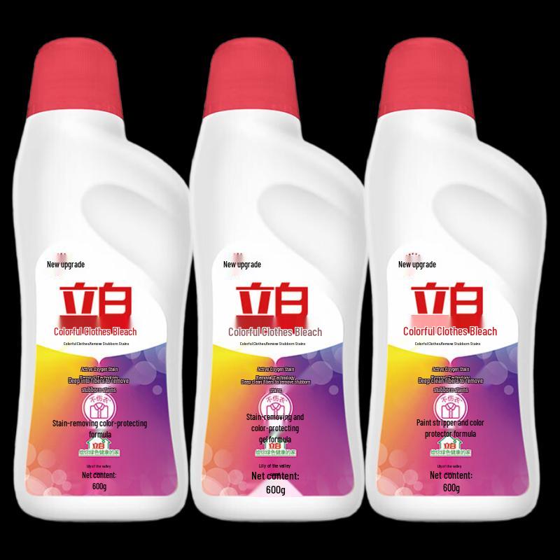 Liby Active Oxygen Color Safe Bleach (3 x 600g)