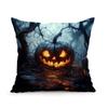 Halloween Horror Pumpkin Cushions Pillowcase Polyester Cushion Cover Throw Pillow Sofa Decoration Pillowcover Home Room Decor