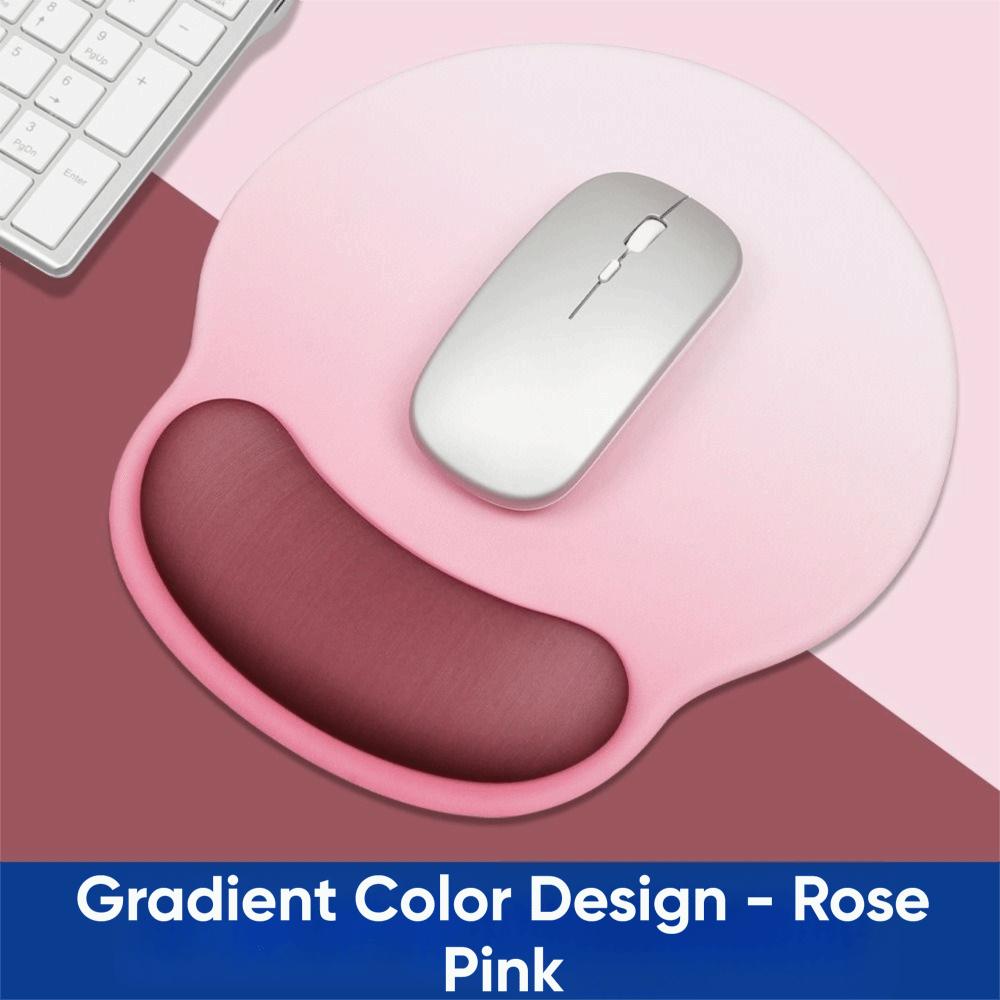 Non-Slip Gradient Mouse Pad Rubber Ergonomic Mouse Pad Comfortable Wrist Rest Computer Desktop
